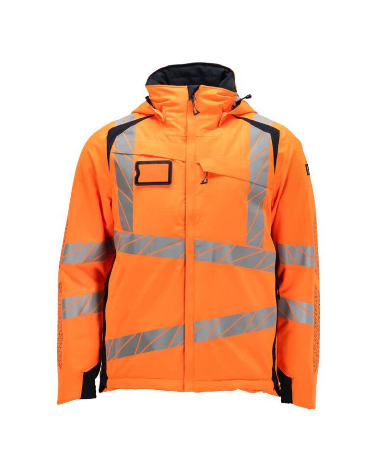 Giacca antifreddo MASCOT 19035-449, arancio hi-vis/blu navy scuro (14010)
